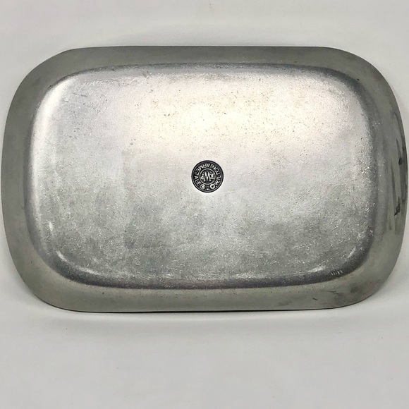 Vintage Pewter Wilton Armedale Bread Dish Decor "Bless This House" Serveware - Picture 4 of 9